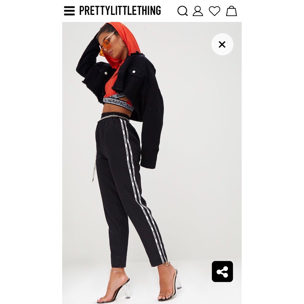 Pretty Little Thing Track Pants Size 6